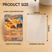 Protège-cartes robustes et ajustés parfaitement, anti-poussière et anti-rayures, pour la préservation à long terme des collections TCG