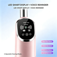 Nettoyeur de sols 3 en 1 sans fil, aspirateur eau et poussière, aspiration 1800Pa, auto-propulsé, avec fonction de lavage des sols durs et éclairage LED avec commande vocale
