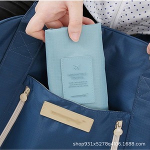 กระเป๋าใส่รองเท้าแบบพกพาพับได้โพลีเอสเตอร์กันน้ำกระเป๋าถืออเนกประสงค์สำหรับผู้หญิงผู้ชายการเดินทางกลางแจ้ง - Product Image 4