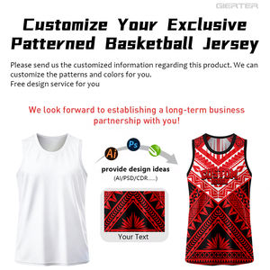 Maillots <span class=keywords><strong>de</strong></span> basket-ball tribaux personnalisés Polynésie Samoa PNG Fidji <span class=keywords><strong>NIUE</strong></span> Kiwis Tonga pour hommes, maillot <span class=keywords><strong>de</strong></span> basket-ball Maori des îles - Product Image 3