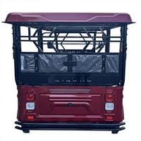 Tuk-tuk Électrique 2025 Haute Vitesse 72V 2000W, Véhicule Passager à Trois Roues pour Adultes, 7 Places, Grande Autonomie