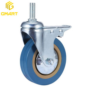 Gmart Xiamen Custom ize Rot 50 Mm 4 Tonnen geräuscharmes Bohrloch Acryl Holz Möbel Beine Arbeitstisch Rollen Made in Japan - Product Image 5