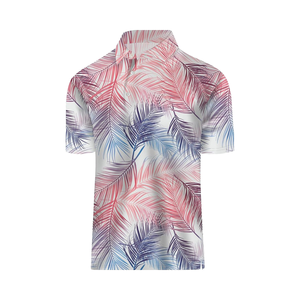 Golf Hawaiano informal <span class=keywords><strong>para</strong></span> hombre <span class=keywords><strong>para</strong></span> camisa Polo Dry Fit 180 gramos de longitud corta serigrafía diseño de impresión divertida - Product Image 1