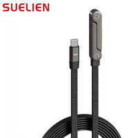 Câble de données USB tressé en nylon 240W avec logo OEM, 480 Mbps, support de téléphone, câble de charge rapide, vente en gros pour iPhone Gaming