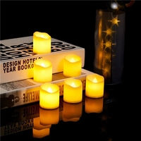 Ventes chaudes, bougies LED sans flamme 3D, effet vacillant, bougies électriques à piles, ensemble de bougies pour mariage, festival, décoration de la maison