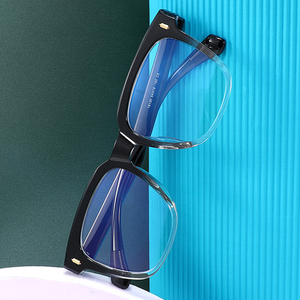 Gafas transparentes para ordenador, montura para mujer y hombre, gafas cuadradas antiluz azul, gafas opacas, gafas ópticas - Product Image 1