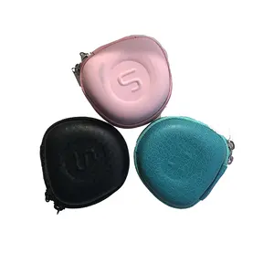 Özel deri EVA kulaklık çantası durumda kulaklık depolama taşıma çantası