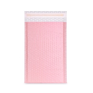 Custom 8X10 8X11 Envío Embalaje Biodegradable Pastel Pink <span class=keywords><strong>Polybag</strong></span> 100% Compostable Bubble Mailer - Product Image 5