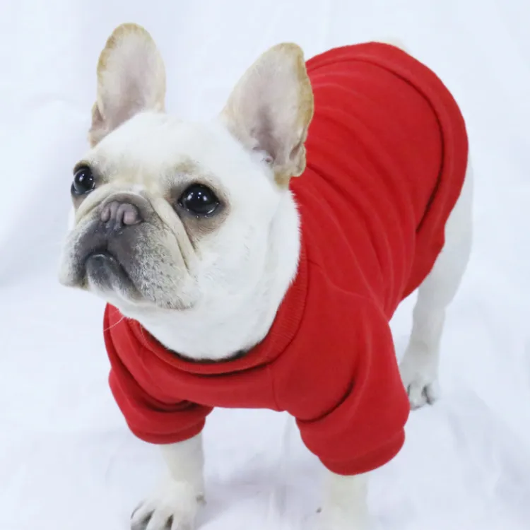 2023 एक्स्ट्रा लार्ज छोटे नए डिजाइनर उच्च गुणवत्ता कपास फ्रेंच बुलडॉग पिल्ला लक्जरी कपास गर्मियों में कुत्ते टी शर्ट पालतू कपड़े