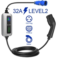 Station de charge portable ev Type2 IEC 16A 32A GBT AC fabricants de chargeurs mobiles ev Type 1 32A 40A