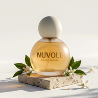 Flacon de parfum givré de haute qualité, rond, 30 ml, 50 ml, flacon de parfum en verre de luxe, 80 ml, 100 ml, flacon de parfum personnalisé avec couvercle
