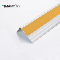 Profilé d'angle décoratif moderne en alliage d'aluminium en forme de L pour escalier mural, antidérapant et durable, pour carrelage céramique