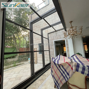 Buen <span class=keywords><strong>precio</strong></span> Top aluminumpolicarbonato Carport Designs vidrio balcón techo cubierta retráctil sunroom <span class=keywords><strong>porche</strong></span> recinto - Product Image 1