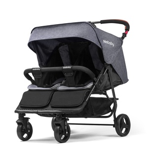 Purorigin OEM & ODM Bán Chạy nhất chất lượng cao có thể gập lại Trọng lượng nhẹ đôi pram Twin xe đẩy em bé cho hai trẻ em gia đình - Product Image 2