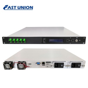 El mejor amplificador óptico de fibra óptica Catv 1550nm 4 puertos Mini EDFA adopta Er Yb codoped tecnología de fibra de doble revestimiento 1U4 puertos EDFA - Product Image 6