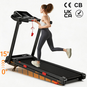 Tapis roulant pliable YUNPAO, nouveau modèle, pour la maison, pour la course à pied, la marche, le jogging, avec inclinaison automatique de 0 à 15% - Product Image 1