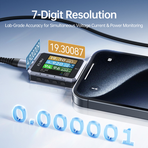 FNIRSI FNB-C2 Banco de Energía Digital Portátil con Carga Rápida Tipo-C, Medición PD3.1 QC3.0, Potencia Máxima de 240W, para Teléfono/Cargador - Product Image 3