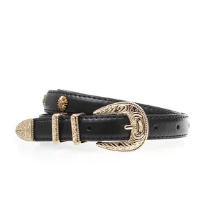 Ladies Slim Fashionable PU Leather designer Belt