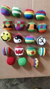 Novacross OEM, Hacky Sack Personalizado con Logotipo, Pelota de Juguete Deportiva Tejida con Partículas de Plástico, Unisex, Venta al Por Mayor - Product Image 4