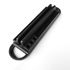 Support de séparation de bureau en acrylique avec support de câbles, support de téléphone portable et porte-stylo - Product Image 1