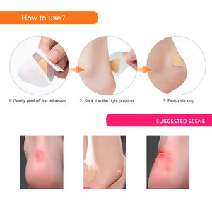 Autocollants anti-ampoules pour talons hauts, transparents, taille ajustable, autocollants en mousse PE anti-frottement, autocollants invisibles pour talons - Product Image 3