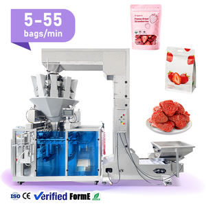 เครื่องบรรจุโดយแพ็คอัตโนมัติประสิทธิภาพสูงสำหรับขนมสตรอว์เบอร์รีอบแห้ง เครื่องบรรจุภัณฑ์อเนกประสงค์ - Product Image 1