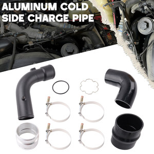 Kit de Mejora de Tubería de Intercooler Lateral Frío para Ford 6.7L Power Stroke Diesel 2017-2024, Aluminio de Alto Rendimiento ICP037-RD-BK - Product Image 1