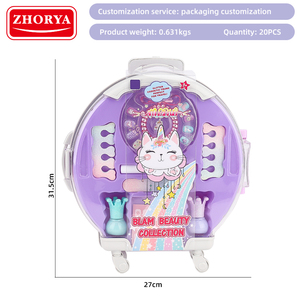 Zhorya-caja <span class=keywords><strong>de</strong></span> cosméticos <span class=keywords><strong>para</strong></span> niños, juego <span class=keywords><strong>de</strong></span> maquillaje <span class=keywords><strong>para</strong></span> <span class=keywords><strong>niñas</strong></span>, manicura, vestidor, carrito <span class=keywords><strong>de</strong></span> belleza, estuche, juguete <span class=keywords><strong>de</strong></span> maquillaje - Product Image 6