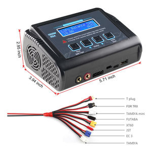 Chargeur de batterie LiPo 150W 10A, chargeur/déchargeur rapide d'équilibrage RC, 1S-6S LiPo/Li-ion pour drones RC - Product Image 5