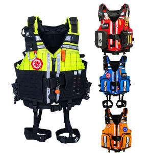 Giubbotto <span class=keywords><strong>di</strong></span> <span class=keywords><strong>Salvataggio</strong></span> Riflettente Shanghai WaterFun RT66, Giubbotto Galleggiante 120N per Squadre <span class=keywords><strong>di</strong></span> Soccorso, Giubbotto Personalizzato - Product Image 1
