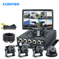 CCENTEN 4CH 8CH 720P 1080P HD DVR mobile avec carte SD étanche, WiFi 4G, GPS, pour voiture, bus, camion, véhicules, boîte noire, MDVR 8 canaux