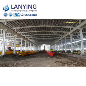 आसान स्थापना पूर्वनिर्मित स्टील संरचना भवन प्रकाश पोर्टल फ्रेम गोदाम कार्यशाला निर्माण वेल्डिंग प्रसंस्करण - Product Image 2