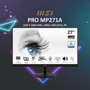 MSI Gaming Monitor Business PRO MP271A 100Hz FHD IPS 1ms Adaptive Sync GTG Pantalla PC Medical - Product Image 4