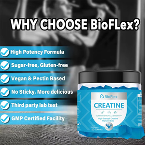 Factory <strong>Creatine</strong> Monohydrate 120 Gummies Dietary Supplement Muscle Building Energy Sport Bulk Pure <strong>Creatine</strong> Monohydrate Gummy - Product Image 6