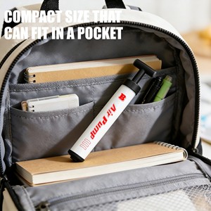 BAIMEI с высоким индивидуальным логотипом, стандартное Двойное действие, Футбольный Насос, воздушный насос, ПВХ, легкий прочный - Product Image 5