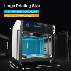 Imprimante 3D industrielle Mingda MD-600D grande taille en fibre de carbone, offre spéciale, la plus grande imprimante 3D industrielle haute vitesse pour matériaux souples - Product Image 5