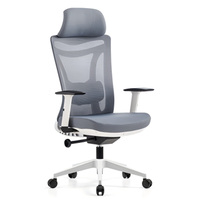 Chaise de bureau ergonomique moderne pivotante en maille réglable, chaises de direction de luxe, ensemble de mobilier personnalisable, vente en gros
