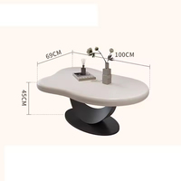 Table basse moderne et écologique pour salon avec rangement, ensemble de tables basses en bois sur mesure