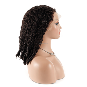 Nuova Parrucca Riccia Pixie 1B Naturale QQ 13X4, Capelli Vergini Brasiliani 100% di Qualità per Donne di Colore - Product Image 1