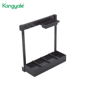 Modern Hot Sale <strong>Kitchen</strong> Cabinet <strong>Accessories</strong> Pull Out Shelves Under Sink Basket Base Cabinet <strong>Grey</strong> Side Pull Basket - Product Image 6