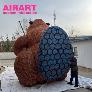 Castor gonflable personnalisé d'événement, castor animal gonflable pour la fête - Product Image 3
