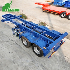 Châssis à prix d'usine pour remorque de <span class=keywords><strong>voiture</strong></span>, <span class=keywords><strong>camion</strong></span> porte-conteneurs squelette, semi-remorque de <span class=keywords><strong>transport</strong></span> - Product Image 6