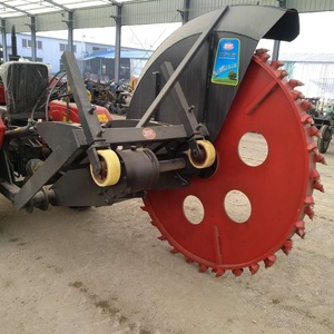 Cultivadora de discos de gran escala para excavación de zanjas, máquina de zanjado para construcción de carreteras de cemento, asfalto y pavimento bituminoso - Product Image 2