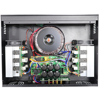 Amplificador de Potencia Estéreo Profesional y Confiable de 2 Canales y 300W*2 Clase AB, Metálico, para KTV y Audio en Casa, Fabricante OEM