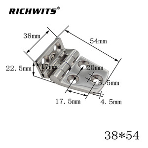 Charnière en acier moulé 316, plaque incurvée, robuste, pour fenêtre de bateau et de yacht, charnière de fenêtre épaisse, nouveau produit d'AliExpress - Product Image 6