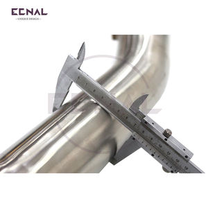 Ecnal pour 2017-2019 VW <span class=keywords><strong>GOLF</strong></span> <span class=keywords><strong>7</strong></span> <span class=keywords><strong>GTI</strong></span> MK7 2.0T Catalytic <span class=keywords><strong>Downpipe</strong></span> Heat Shield Competitive Head Section - Product Image 6