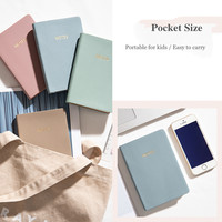 Großhandel A6 Größe Kawaii Cute School Planer Journal Mini Custom Logo Pu Leder Tagebuch Notizbuch