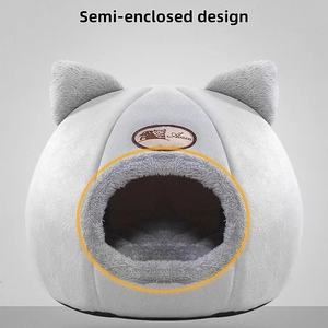 Benutzer definierte Indoor Beliebteste Schlaf komfort Niedlich Gemütlich Plüsch <span class=keywords><strong>Home</strong></span> Weich Warm <span class=keywords><strong>Cat</strong></span> <span class=keywords><strong>House</strong></span> <span class=keywords><strong>Cat</strong></span> Cave Bett - Product Image 4