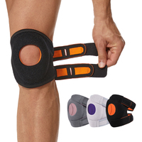 Rodillera ajustable de neopreno para rótula, con correa de rótula flexible de silicona, cómoda rodillera, n. °
