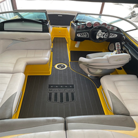 Tapis de pont arrière pour bateau Mastercraft Mari Star 210 2003, en EVA imitation teck, style SeaDek, auto-adhésif, type Gatorstep